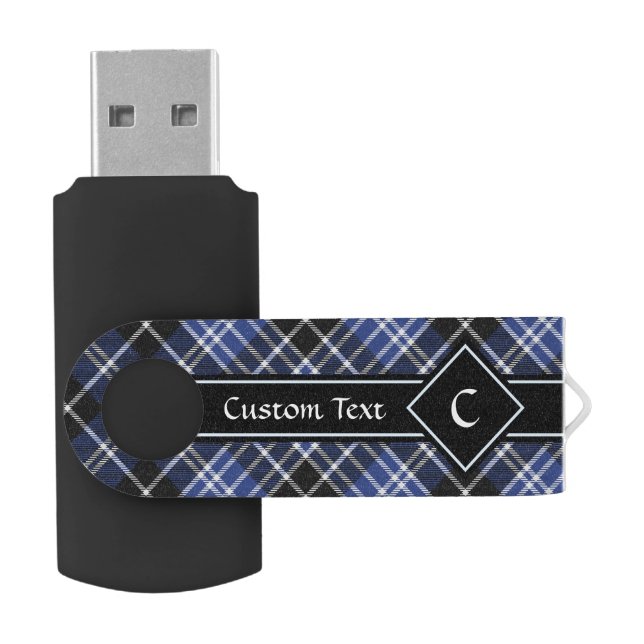 Clan Clark Tartan Flash Drive (Opened)