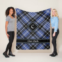 Clan Clark Tartan Fleece Blanket