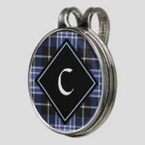 Clan Clark Tartan Golf Hat Clip