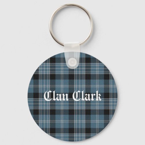 Clan Clark Tartan Keychain