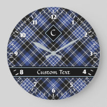 Clan Clark Tartan Large Clock