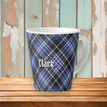 Clan Clark Tartan Latte Mug