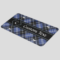 Clan Clark Tartan License Plate