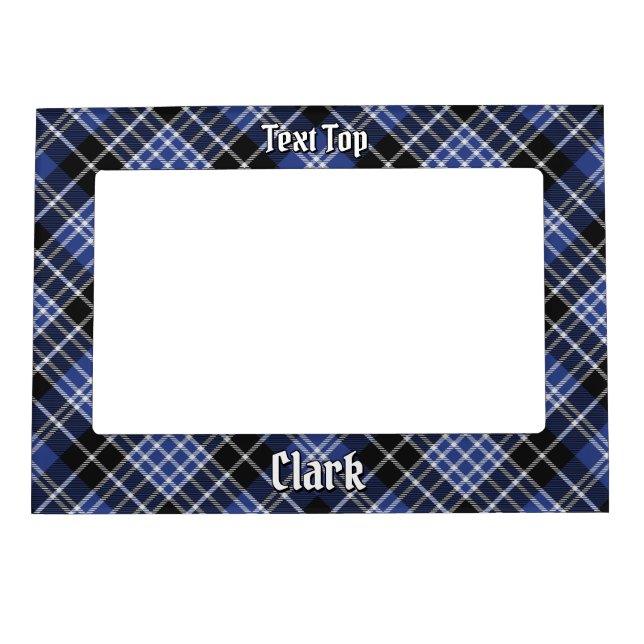 Clan Clark Tartan Magnetic Frame (Front)