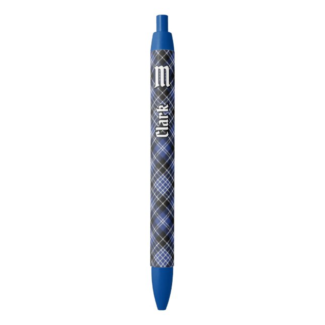 Clan Clark Tartan Pen (Front Vertical)