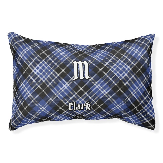 Clan Clark Tartan Pet Bed (Front)