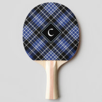 Clan Clark Tartan Ping Pong Paddle