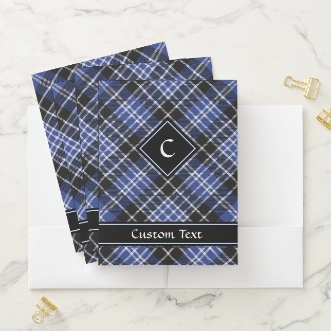 Clan Clark Tartan Pocket Folder (In Situ)