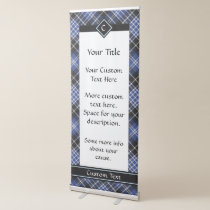 Clan Clark Tartan Retractable Banner