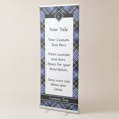 Clan Clark Tartan Retractable Banner