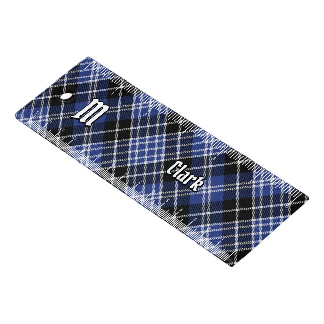 Clan Clark Tartan Ruler (Angled)
