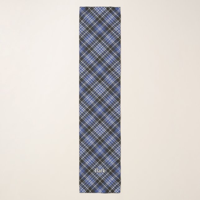 Clan Clark Tartan Scarf (Front)