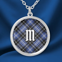 Clan Clark Tartan Silver Plated Necklace