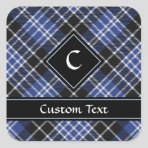 Clan Clark Tartan Square Sticker