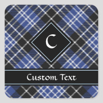 Clan Clark Tartan Square Sticker