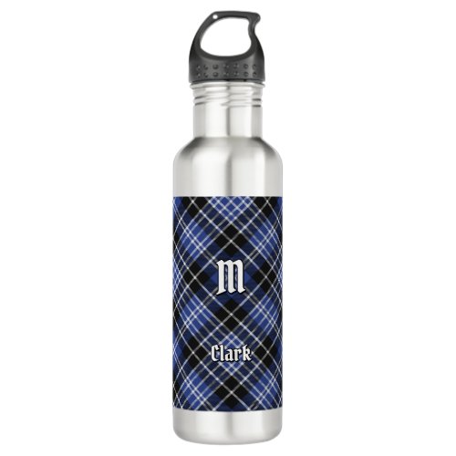 Clan Clark Tartan Stainless Steel Water Bottle