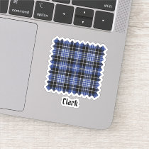 Clan Clark Tartan Sticker