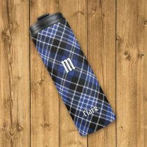 Clan Clark Tartan Thermal Tumbler