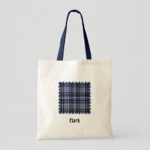 Clan Clark Tartan Tote Bag