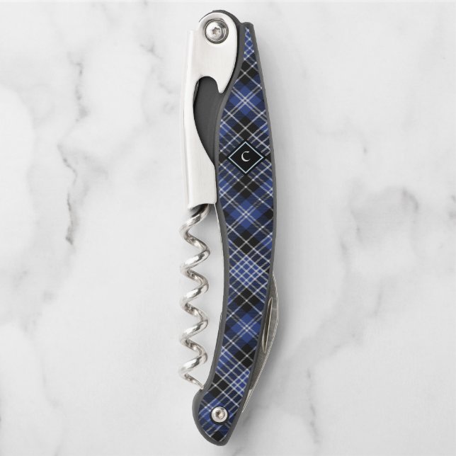 Clan Clark Tartan Waiter's Corkscrew (Front)