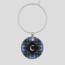 Clan Clark Tartan Wine Charm