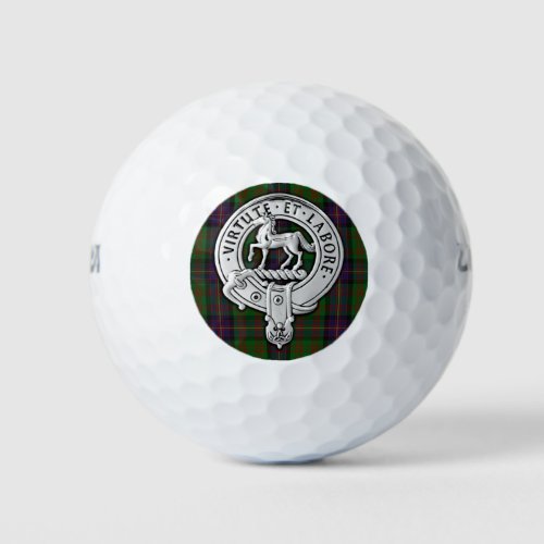 Clan Cochrane Crest  Tartan Golf Balls