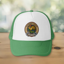 Clan Cockburn Crest over Tartan Trucker Hat
