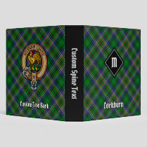 Clan Cockburn Tartan 3 Ring Binder
