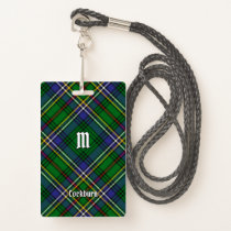 Clan Cockburn Tartan Badge