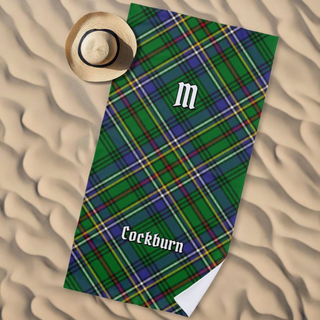Clan Cockburn Tartan Beach Towel (Creator Uploaded)