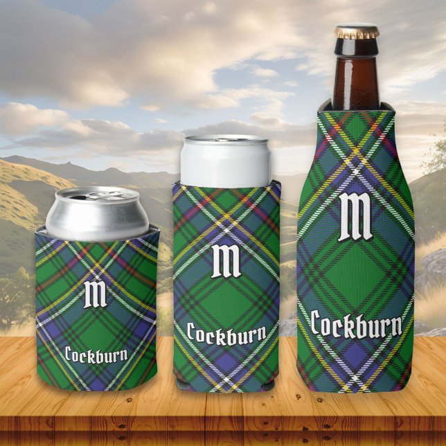 Clan Cockburn Tartan Can Cooler (Creator Uploaded)