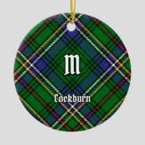 Clan Cockburn Tartan Ceramic Ornament
