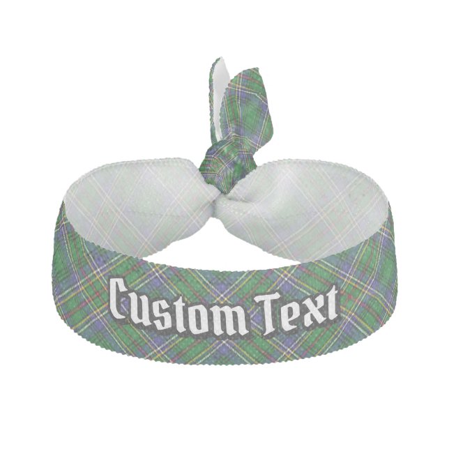 Clan Cockburn Tartan Elastic Hair Tie (Front)