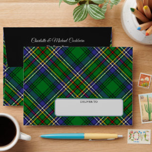 Clan Cockburn Tartan Envelope
