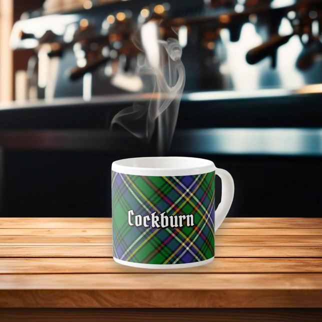Clan Cockburn Tartan Espresso Cup (Creator Uploaded)