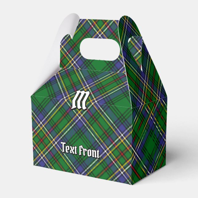 Clan Cockburn Tartan Favor Boxes (Front Side)