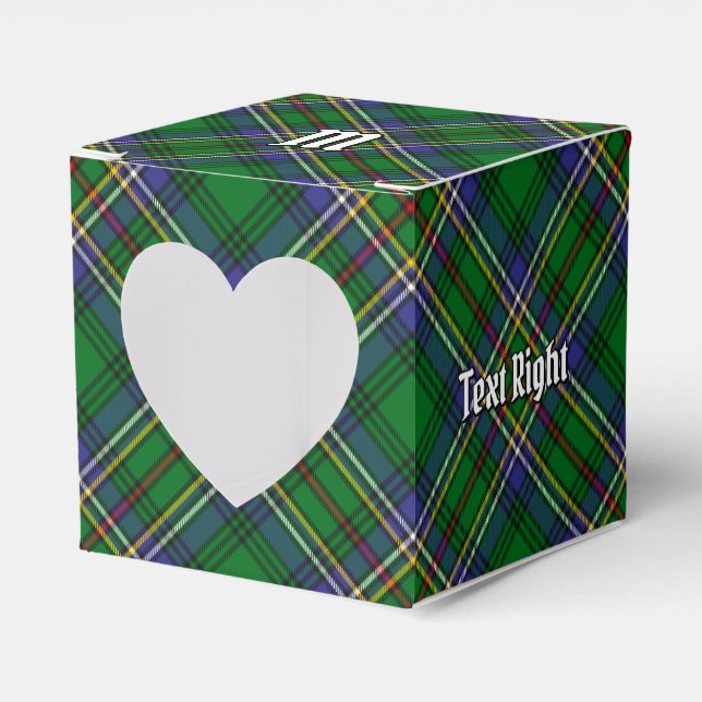 Clan Cockburn Tartan Favor Boxes (Front Side)