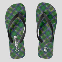 Clan Cockburn Tartan Flip Flops