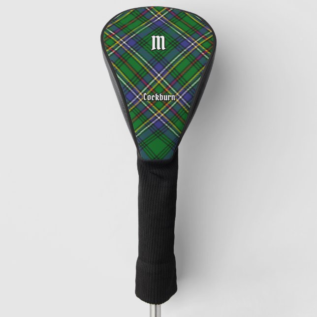 Clan Cockburn Tartan Golf Head Cover (Front)