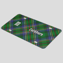 Clan Cockburn Tartan License Plate