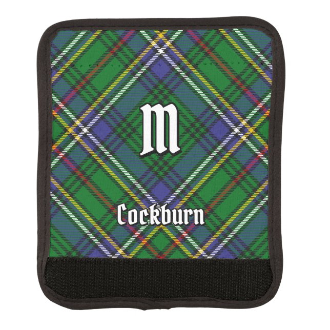 Clan Cockburn Tartan Luggage Handle Wrap (Front)