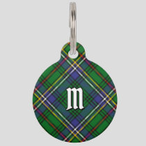 Clan Cockburn Tartan Pet ID Tag