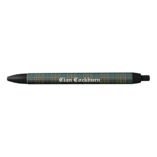 Clan Cockburn Tartan Plaid Pen