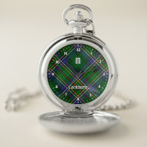 Clan Cockburn Tartan Pocket Watch