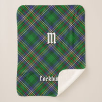 Clan Cockburn Tartan Sherpa Blanket