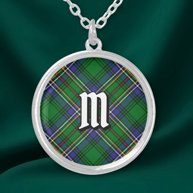 Clan Cockburn Tartan Silver Plated Necklace (Creator Uploaded)