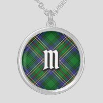 Clan Cockburn Tartan Silver Plated Necklace