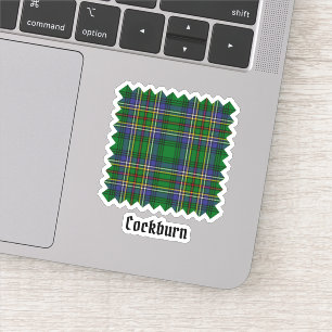 Clan Cockburn Tartan Sticker