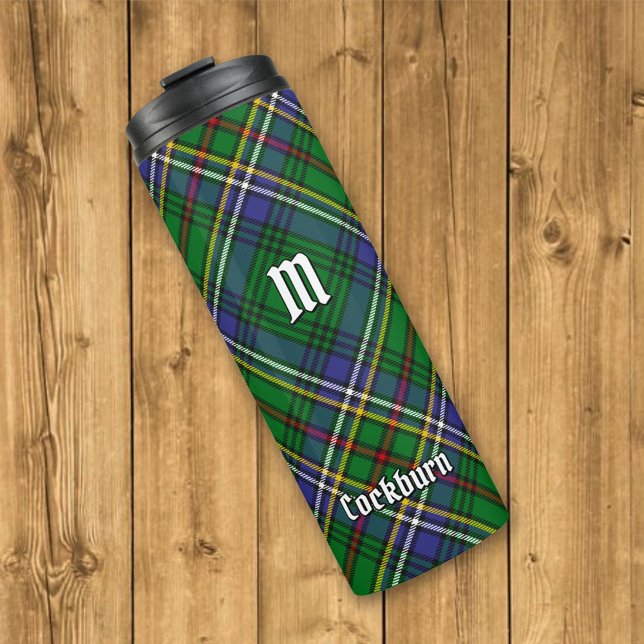 Clan Cockburn Tartan Thermal Tumbler (Creator Uploaded)