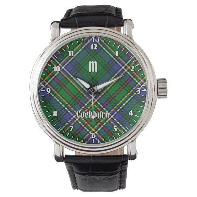 Clan Cockburn Tartan Watch (Front)